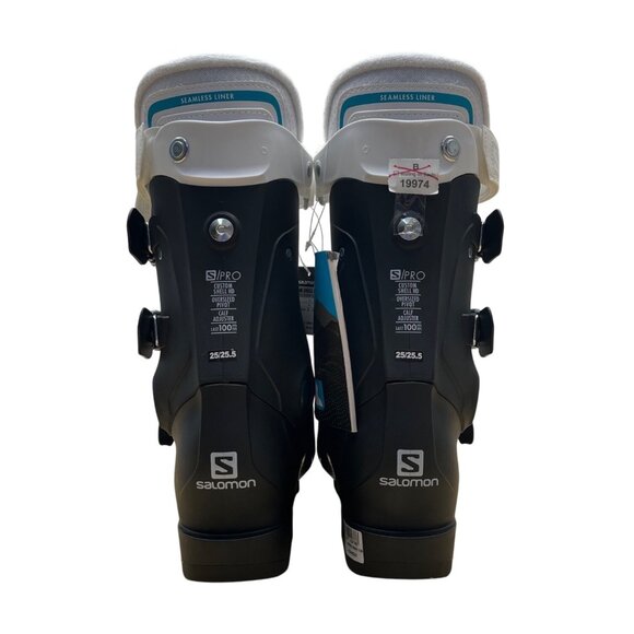 Salomon S/Pro X80 W Black Ski Boots Mondo 25.5 Therm-ic insoles included - New - Picture 4 of 14